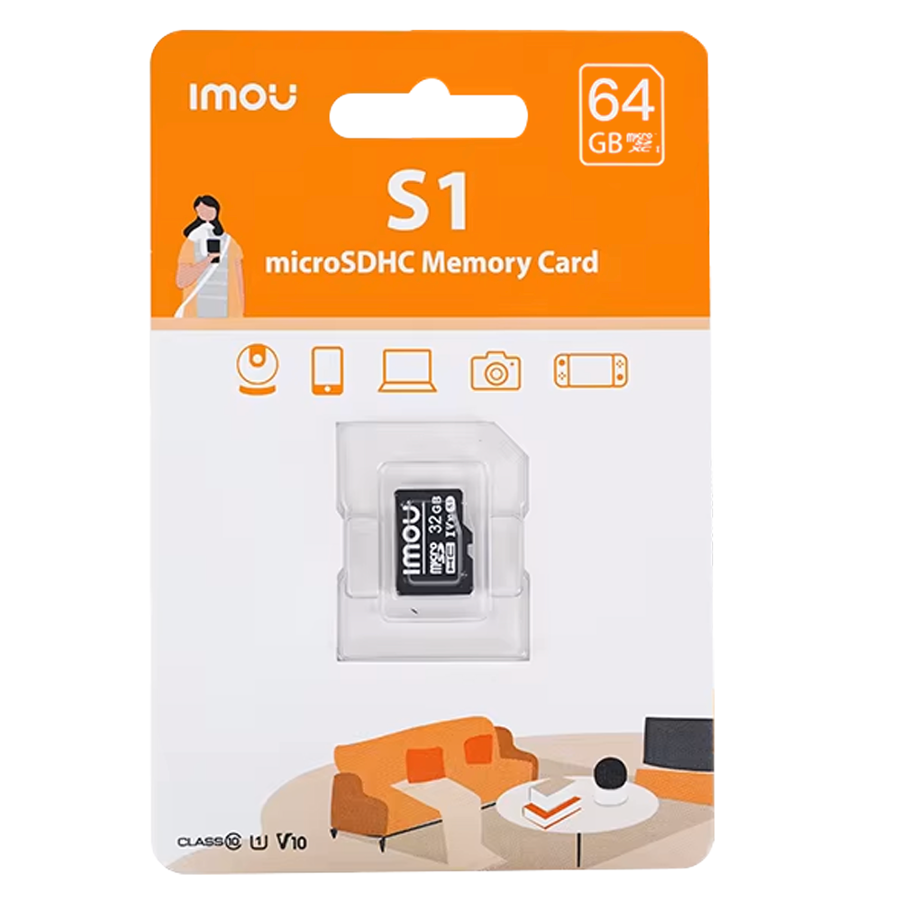 IMOU ST2-64-S1-IMOU - Tarjeta microSD Imou - Capacidad 64 GB - Clase 10 | Velocidad R/W: 95/38 MB/s - Ciclos E/P: hasta 500 - Cámaras Home, Smartphones, Tablets - imagen 2