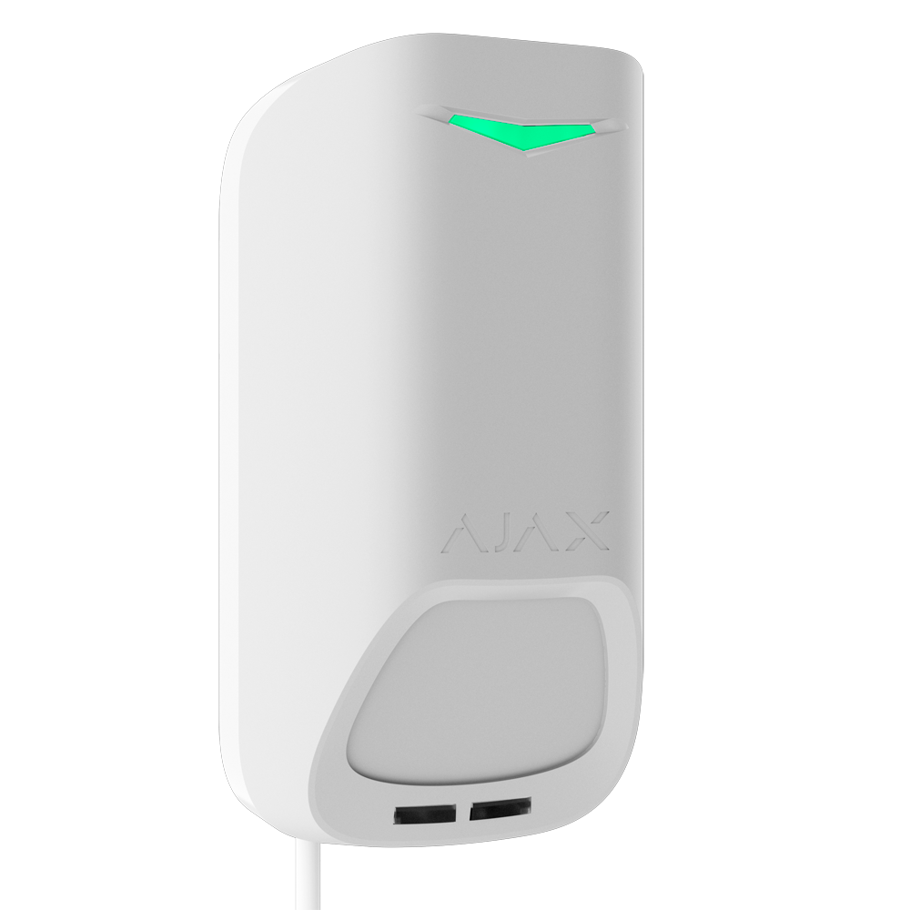 AJAX FIBRA-MOTIONPROTECT-G3-W - Detector PIR volumétrico - Grado 3 - Rango de detección 15 m (H: 90°) - Protocolo Fibra (cableado) - Sensor antimasking - Zona ciega reducida: detección a 0.5 m - 3 tampers antisabotaje - imagen 2