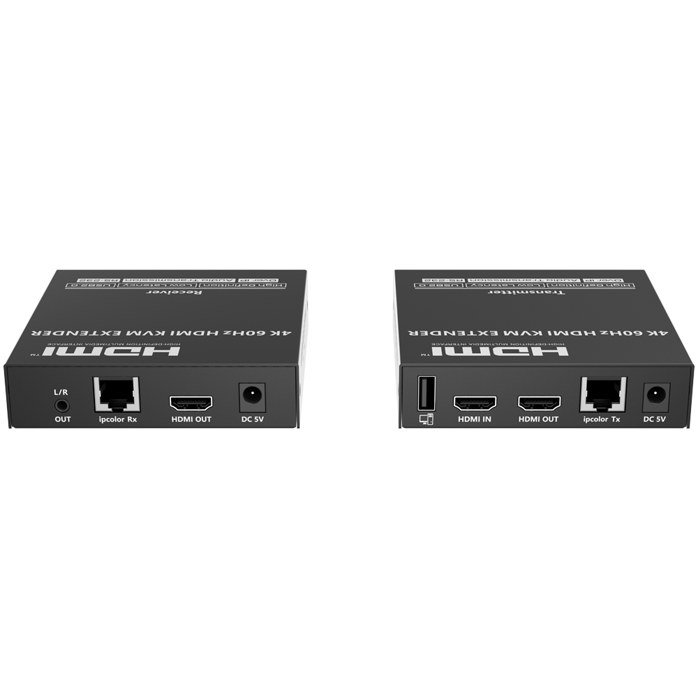 LENKENG HDMI-EXT-4K60-KVM120 - Extensor KVM de señal HDMI - Alcance 120 m - Resolución 4K - Permite conexiones 1:M - HDMI Loop out - imagen 2