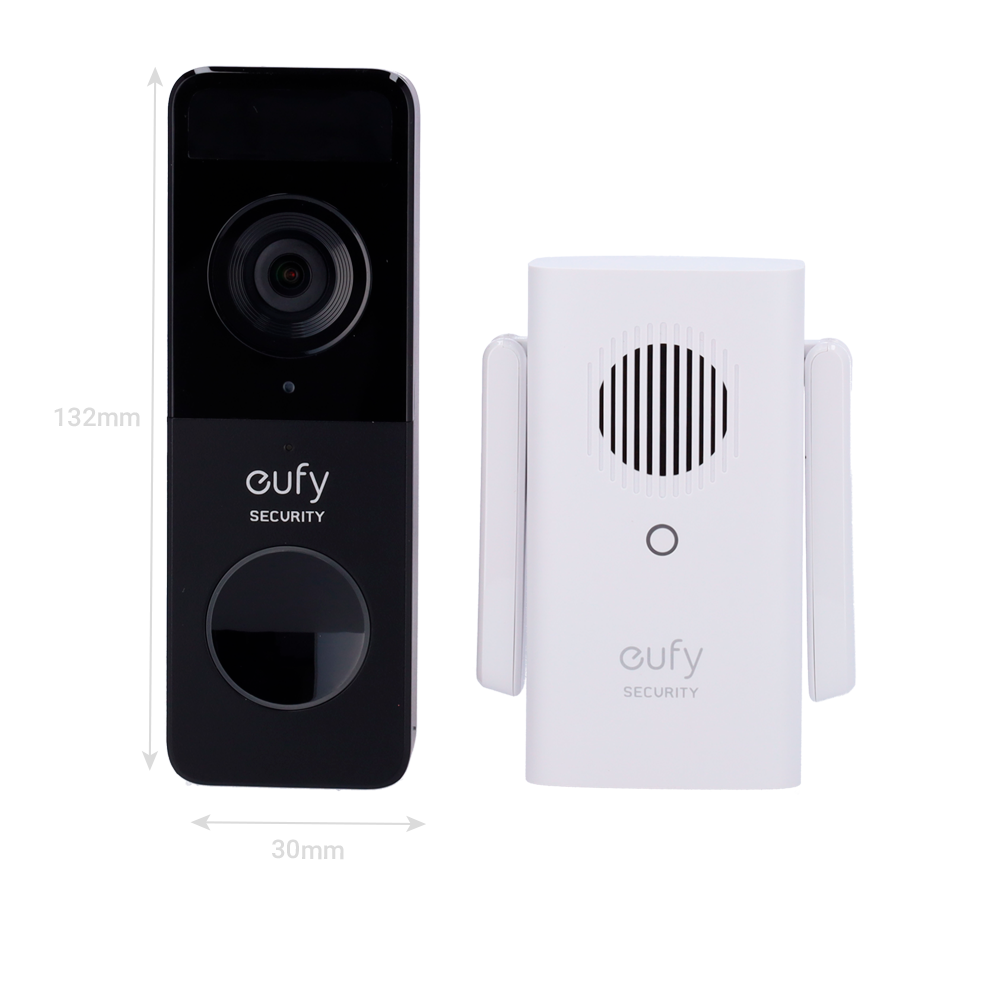 EUFY-DOORBELL-C211 - Kit de Timbre Wifi con vídeo Eufy by Anker - Resolución 1080p - Detección de rostros y cuerpos humanos - Hasta 120 días de bateria - Almacenamiento integrado 16 GB - Apta para exterior - imagen 2
