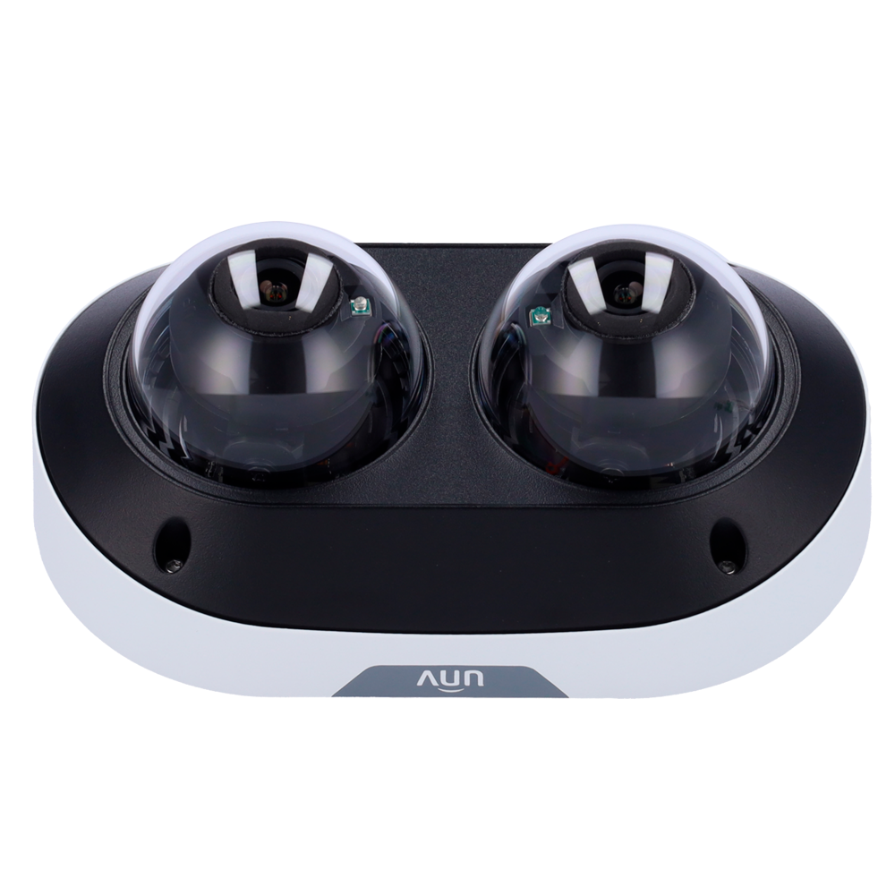 UNIVIEW UV-IPC3224SS-ADF28K-I1 - Cámara doble Domo IP Uniview - Gama Prime - 2 x 4 MP | 2 x Lente 2.8 | microSD 512 GB - IR 30 m | WDR 130 dB - Light Hunter | Conteo de personas (Canal 1) - PoE | UMD | SIP | IP67 | IK10 - Reset | Micrófono | Alarma | Audi - imagen 2