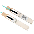 MARCA BLANCA QSFP28-100G-AOC-5M - Cable de conexión directa QSFP28 activo - Tasa de velocidad de datos de hasta 100Gbps - Módulos QSFP28 integrados en ambos extremos - Ideal para Stacking entre Switches - Longitud física de cable de 5 metros - Cable óptic - imagen 2