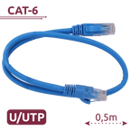 SAFIRE UTP6-H-05B - Cable UTP - Ethernet - Conectores RJ45 - Categoría 6 - 0,5 m - Color azul - imagen 2