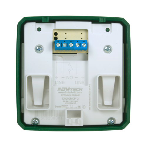 DMTECH DMT-D9000-MCP-G - Liberacion de puertas de emergencia - Pulsador rearmable - Instalación en superficie - Rearmado con la mano o por llave - imagen 2