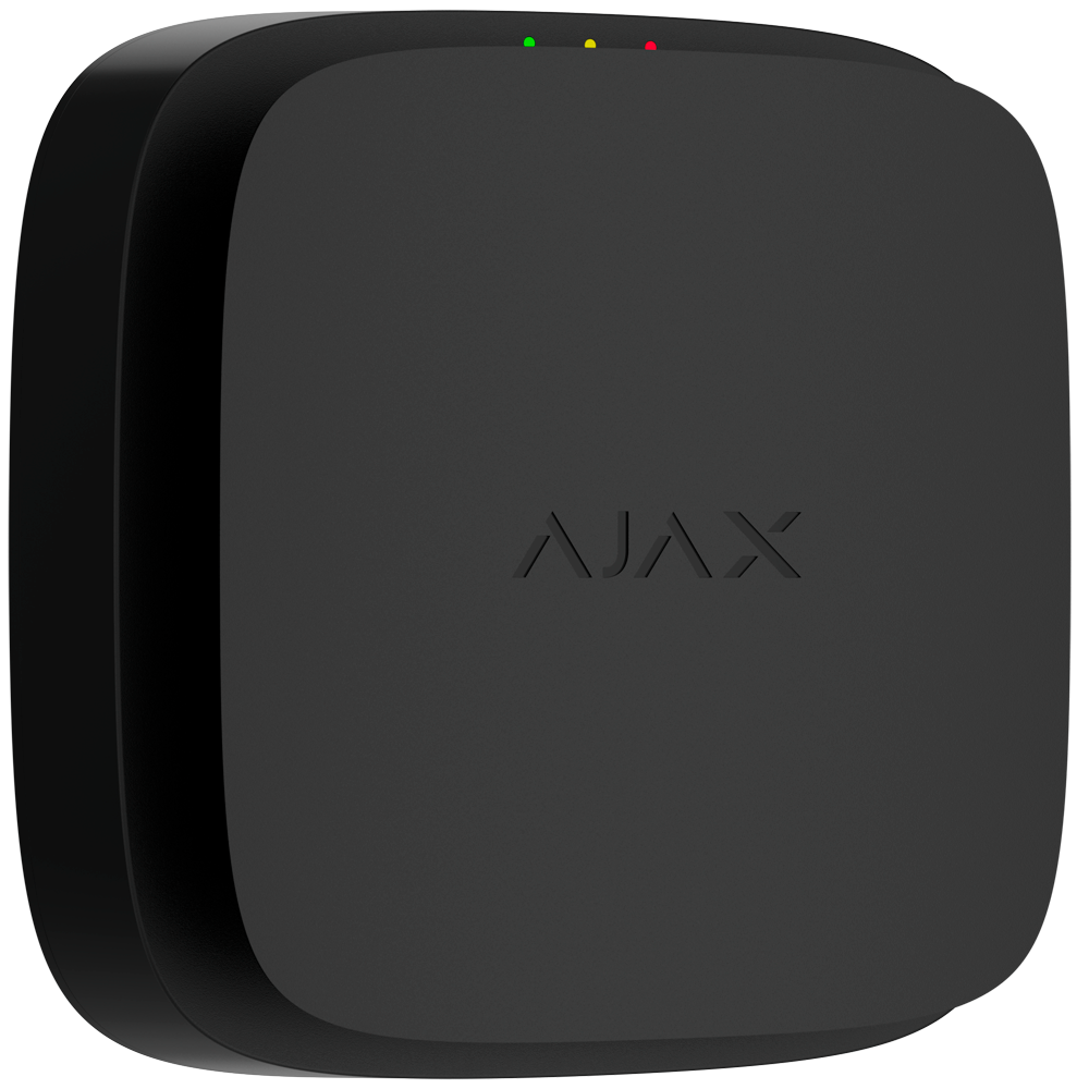 AJAX AJ-EN54-SMOKE-SOUNDER-B - Detector óptico con sirena inalámbrico - Sensor de humo óptico de doble espectro - Evita respuestas por vapor de agua - Volumen del sonido hasta 95 dB - Control y configuración remotos en las apps Ajax - Posibilidad de susti - imagen 2