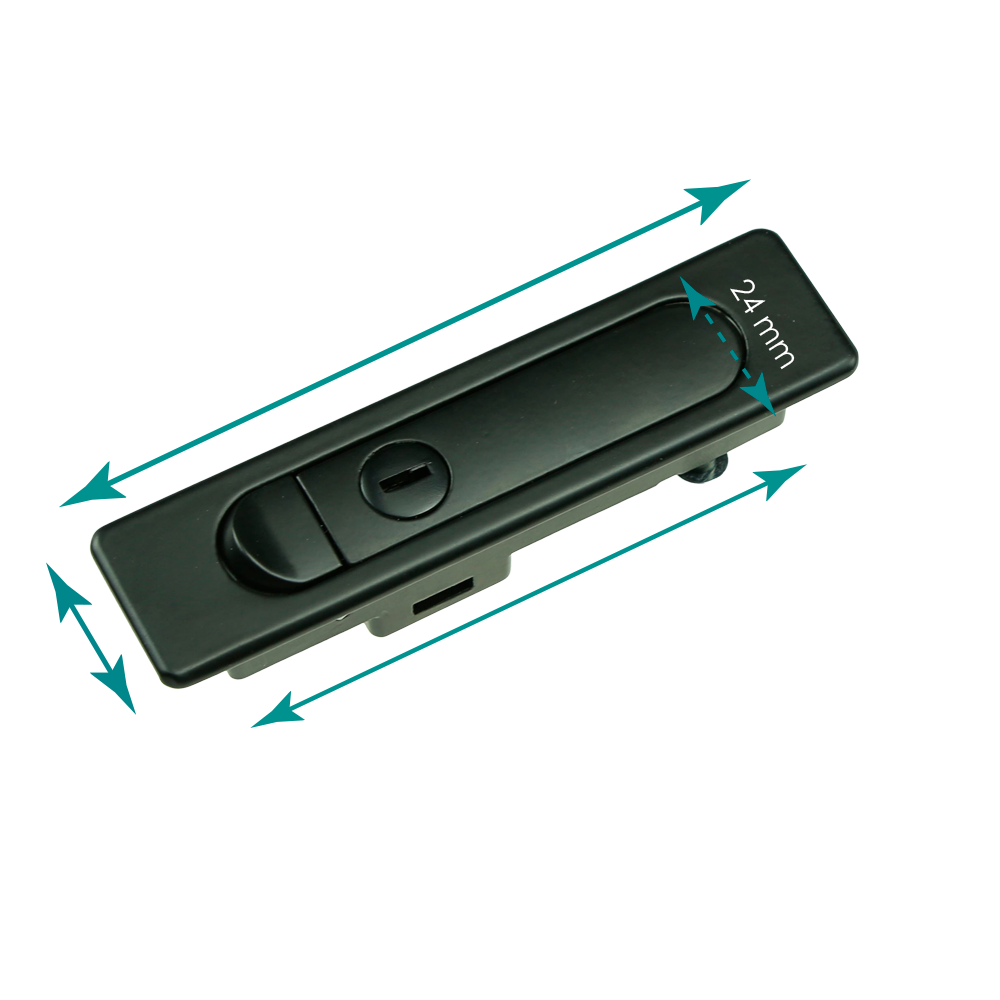MARCA BLANCA RACK-SPLOCK - Cerradura para rack de tipo muelle - Para puerta frontal de rack de suelo - Metálica - Incluye 2 llaves - imagen 2