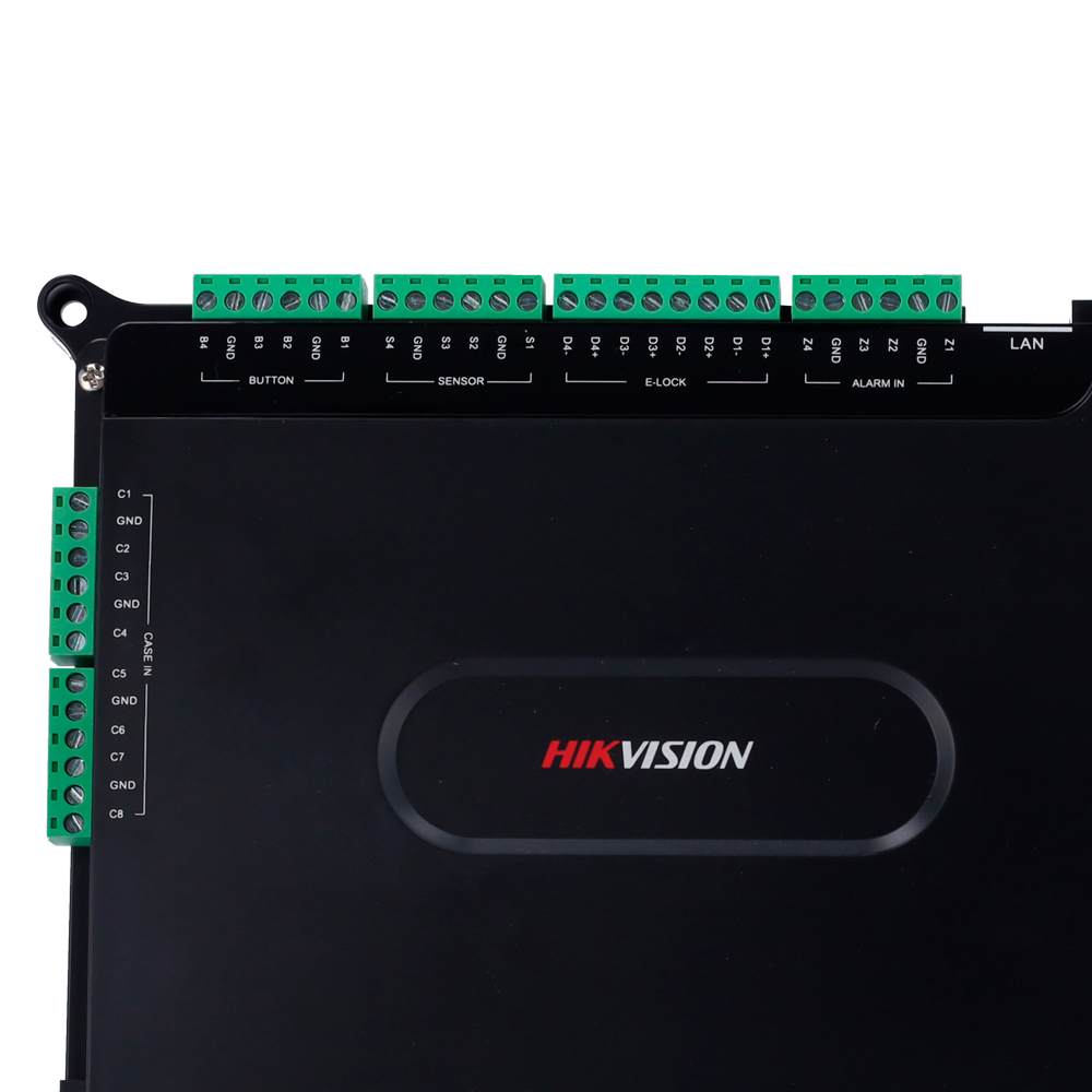 HIKVISION DS-K2604T-MAINBOARD - Controladora de acceso Multi-identificación - Facial, huella, tarjeta, QR o PIN - 4 puertas | Comunicación TCP/IP y RS485 - 4 lectores por Wiegand | 8 lectores por OSDP - Sin caja - Software iVMS-4200 - imagen 2
