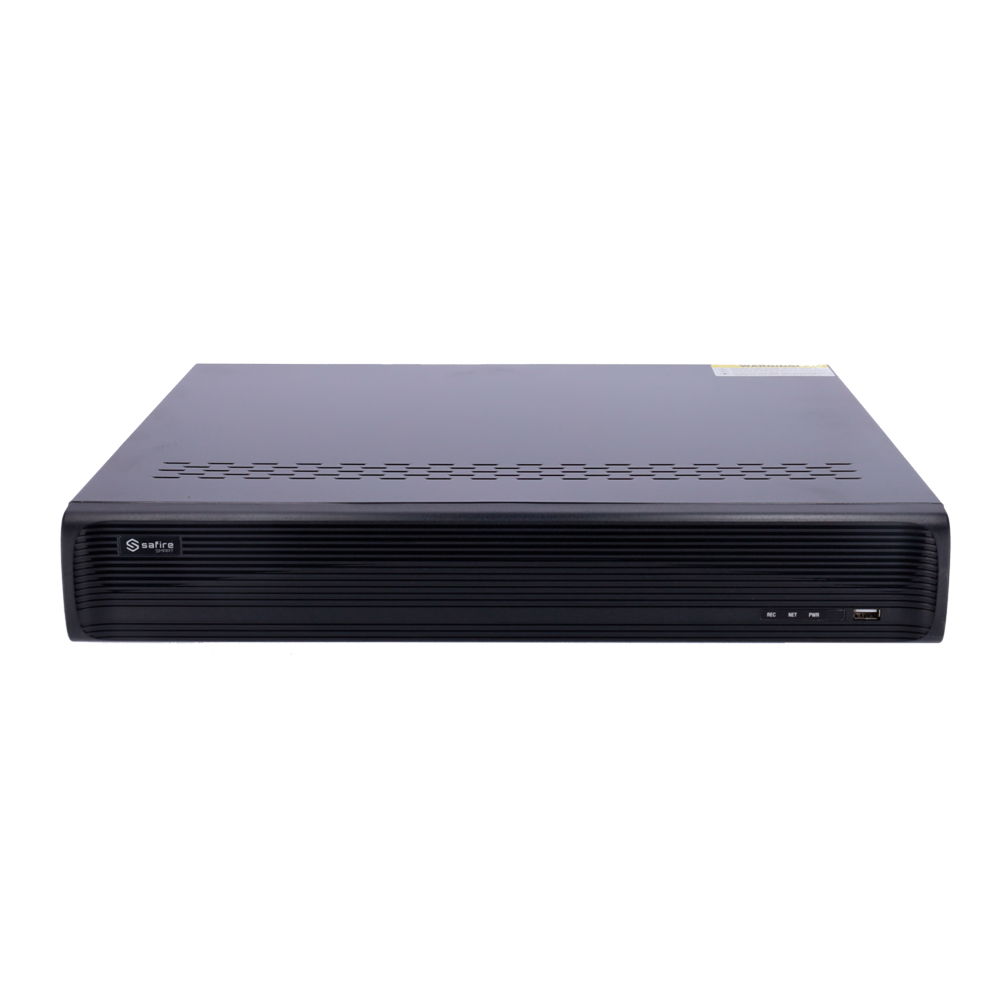 SAFIRE SMART SF-NVR8416A-16P-B2 - Safire Smart - Grabador NVR para cámaras IP gama B2 - 16CH Puertos PoE / Compresión H.265S / 4HDD - Resolución hasta 12Mpx / Ancho de banda 160Mbps - HDMI 4K y VGA / Dewarping Fisheye - Reconocimiento facial, Metadatos de - imagen 2
