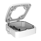 MILESIGHT MS-A62 - Caja de conexiones para cámaras Bullet - Color blanco - Fabricada en plástico - Permite situar el paso interno de cableado en su interior - 134 mm (Al) x 126 mm (Al) x 40 (Fo) mm - imagen 2