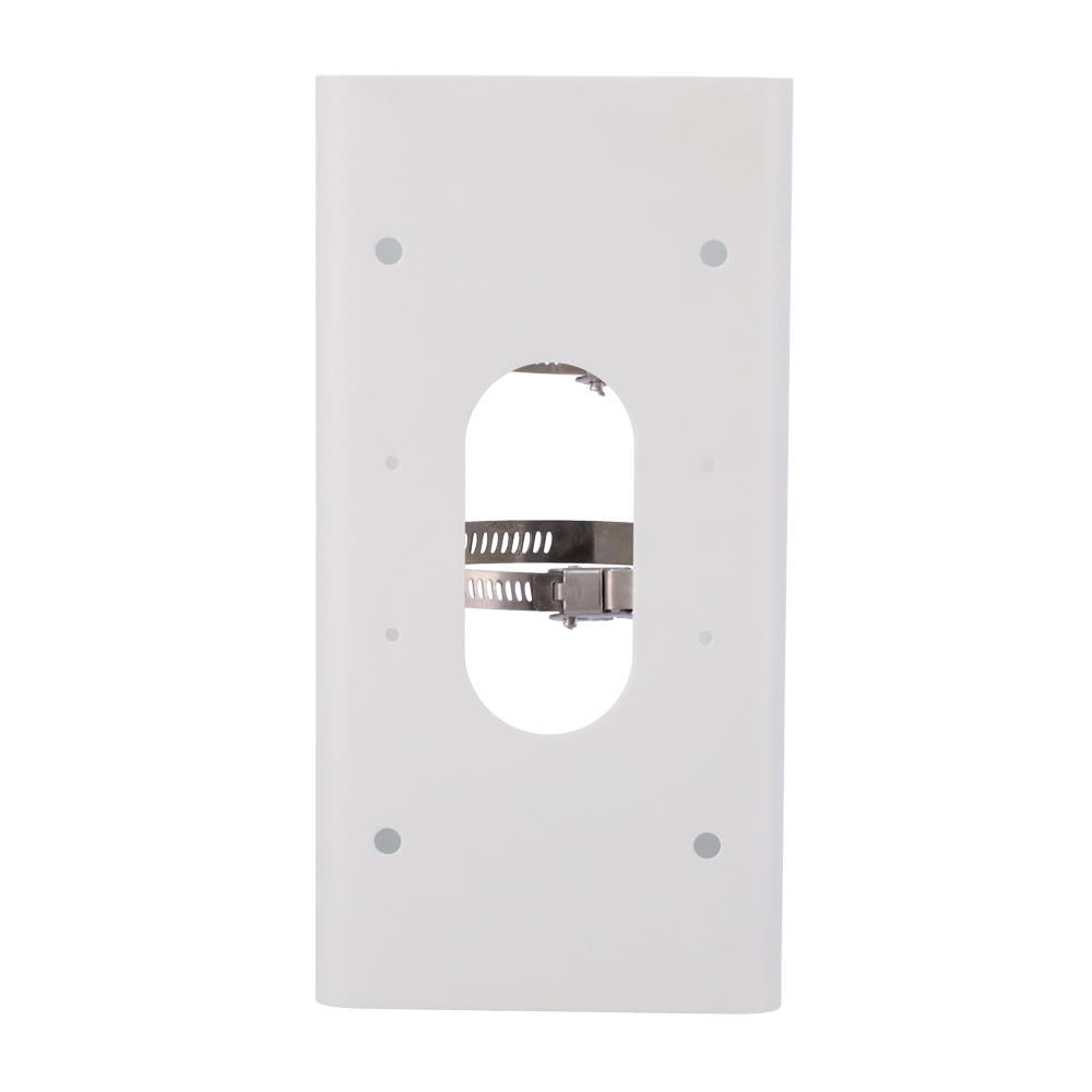 HIKVISION DS-1475ZJ-Y - Soporte de poste Hikvision - Para cámaras Domo Motorizadas - Apto para uso en exterior - Acero inoxidable, resistente a corrosión - 250 mm (Al) x 127 mm (An) x 46 mm (Fo) - Pasador de cables - imagen 2