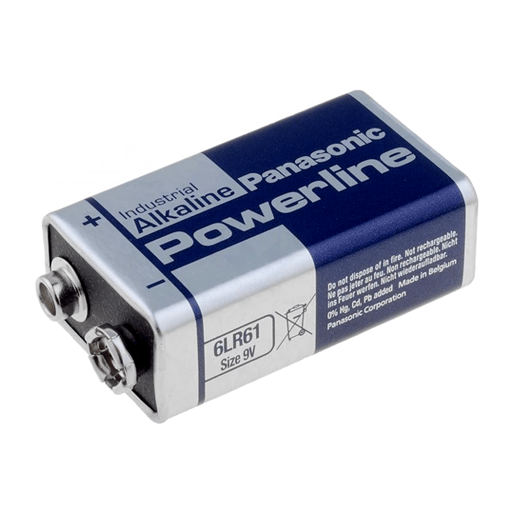 MARCA BLANCA BATT-6LR61 - Pila 6LR61 / PP3 - Panasonic - Alcalina Zn-MnO2 no recargable - Tensión 9V - Capacidad nominal 510mAh - Compatible con productos del catálogo - imagen 2