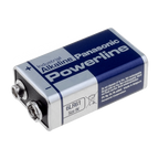 MARCA BLANCA BATT-6LR61 - Pila 6LR61 / PP3 - Panasonic - Alcalina Zn-MnO2 no recargable - Tensión 9V - Capacidad nominal 510mAh - Compatible con productos del catálogo - imagen 2