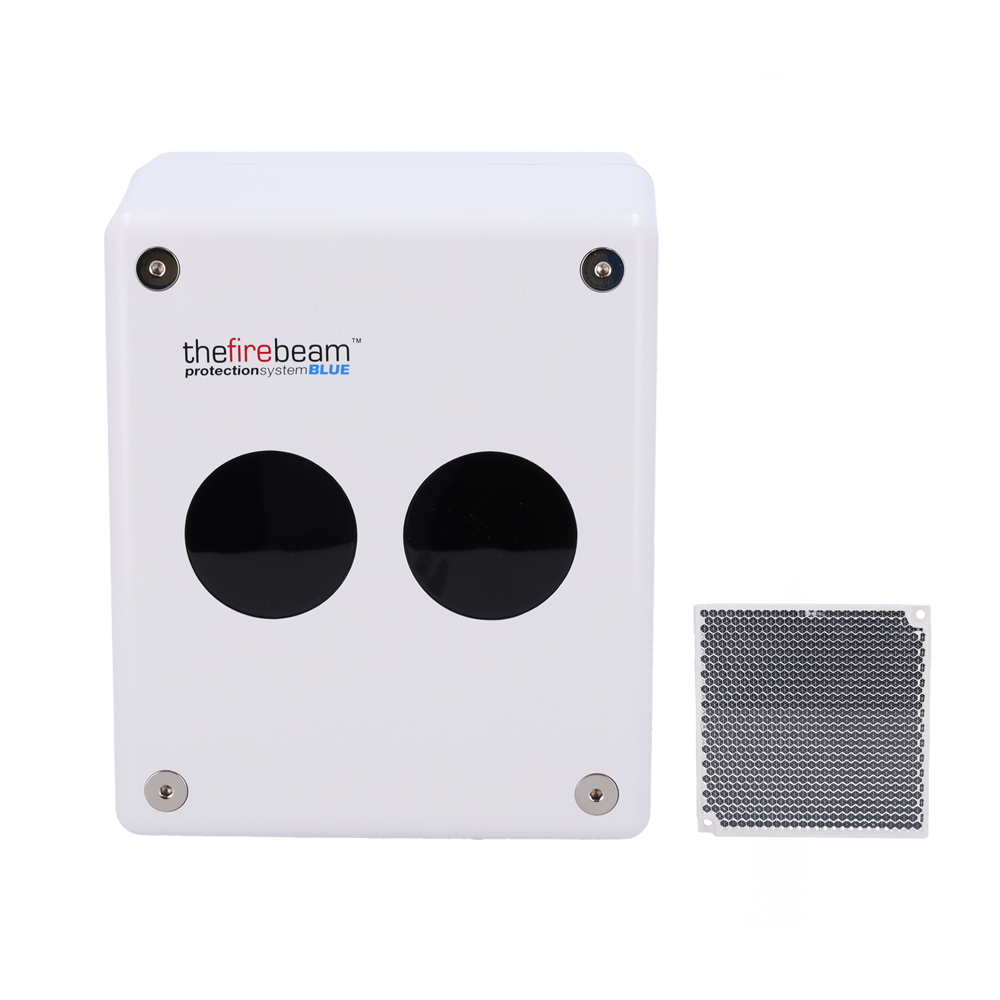 JADE BIRD JBE-FIREBEAMBLUE - Detector lineal de humos por infrarrojos - Cabezal motorizado con autoalineamiento - Configuración sencilla mediante App móvil - Compensación de suciedad - Alcance de hasta 70m de distancia - Ampliable hasta 160m con el uso de - imagen 2