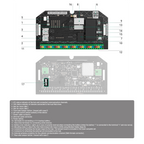 AJAX FIBRA-HUBHYBRID-4G-NOCASE - Central de alarma profesional híbrida Grado 3 - Inalámbrico (Jeweller/Wings) y cableado (Fibra) - Comunicación Ethernet y dual SIM 4G - Hasta 9 grupos de armado - 8 líneas de bus independientes - App Móvil y Software PC (h - imagen 2