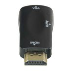 MARCA BLANCA HDMI-VGA - Adaptador de HDMI a VGA+Audio - Pasivo, no necesita alimentación - Convierte una salida de HDMI en VGA+Audio - Resolución 1080p/720p - Entrada HDMI - Salida VGA+Audio - imagen 2