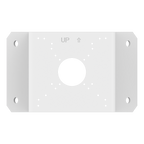 UNIVIEW UV-TR-UC08-C-V2 - Soporte de esquina - Para cámaras Bullet y domo - Apto para uso en exterior - Color blanco - Pasador de cables - 127 mm (Al) x 207 (An) x 115.6 (Fo) mm - imagen 2
