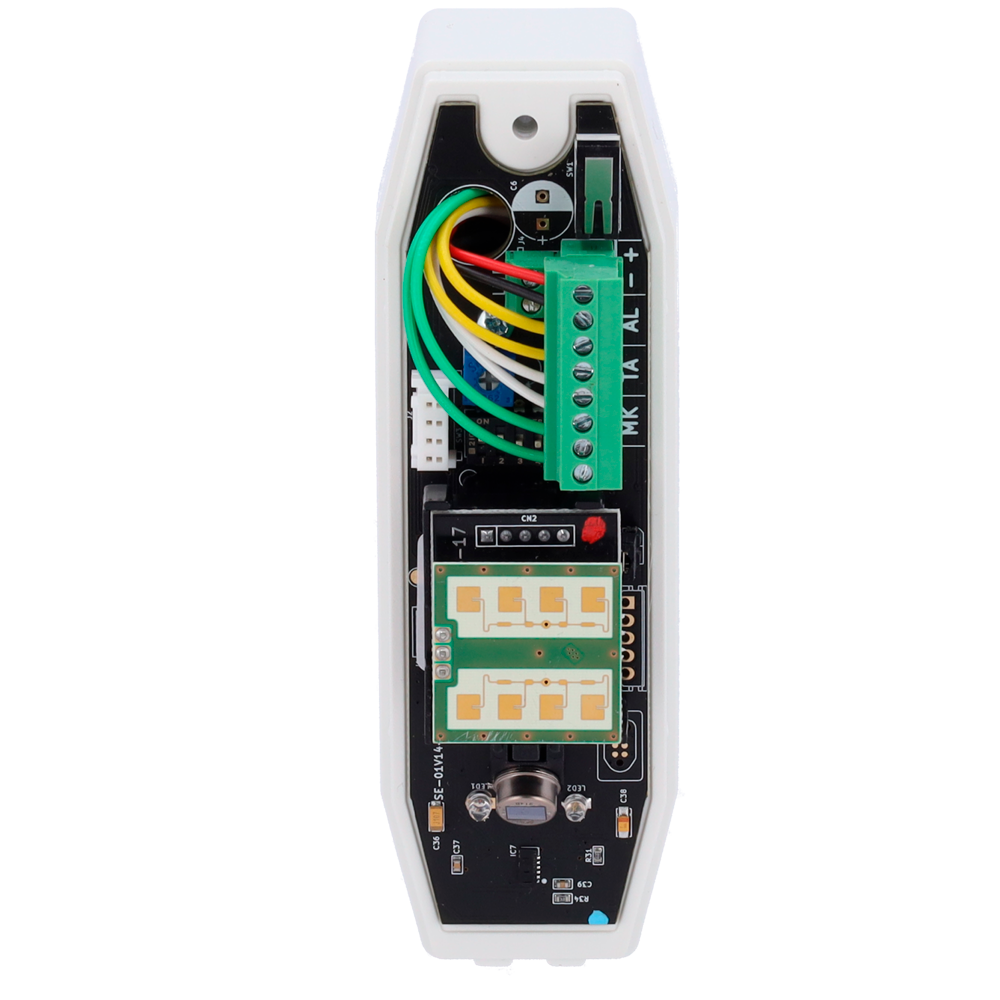 DUEVI DV-KAPTURE-K - Detector exterior Duevi bajo consumo - Integrado con transmisor Ajax (incorporado) - PIR tipo cortina y microondas (24 GHz) - Alcance detección 12 m / Antimasking - Alimentación 2 pilas CR2 3.0 V - Uso exterior IP54 - imagen 2