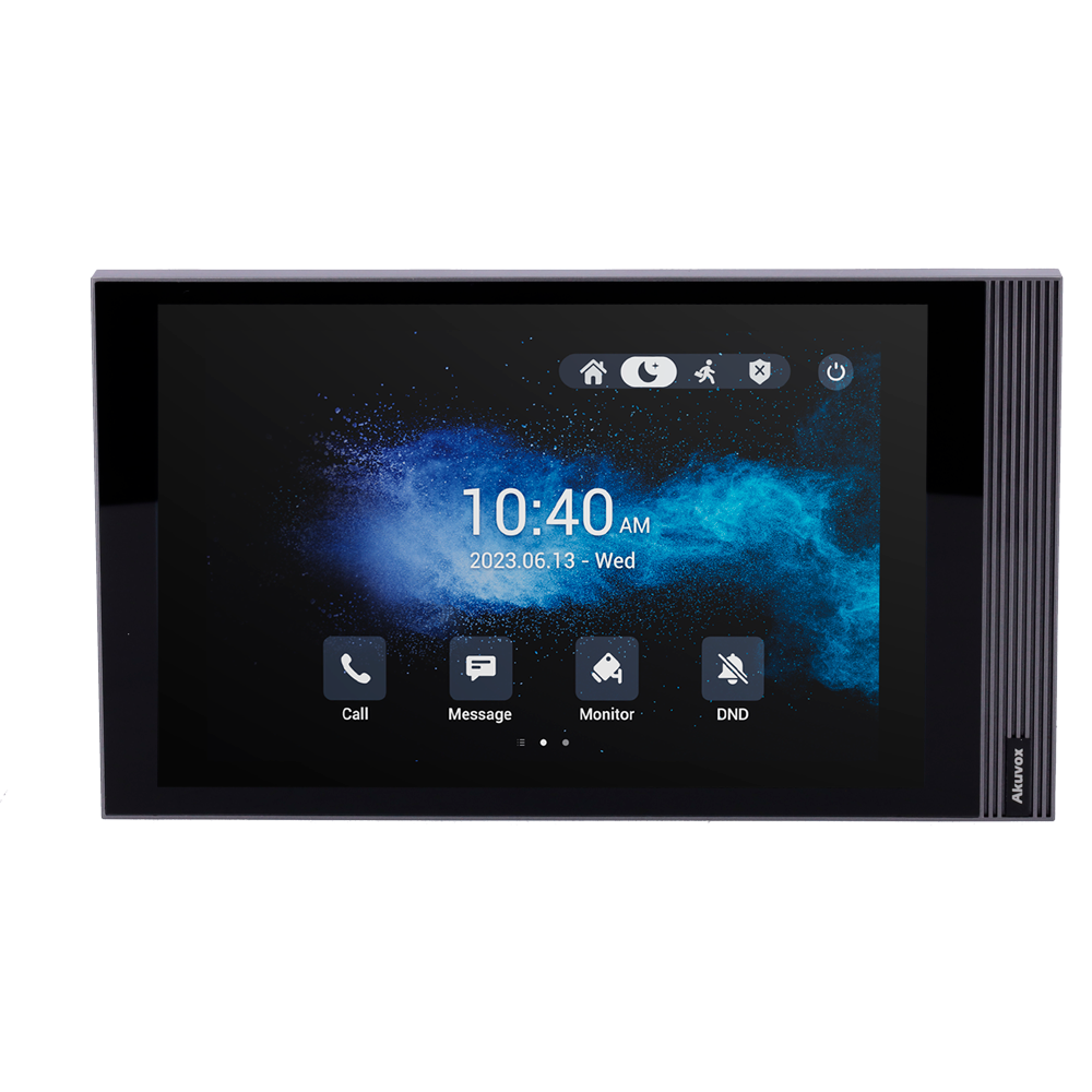 AKUVOX AK-S563W-S - Monitor Android 12.0 para videoportero - Pantalla IPS de 8" | Montaje en superficie - Audio bidireccional Crystal Clear | Easy UI - TCP/IP, PoE, WiFi, Bluetooth, SIP estándar - Mantenimiento Cloud | APPs de terceros - Conexión de - imagen 2
