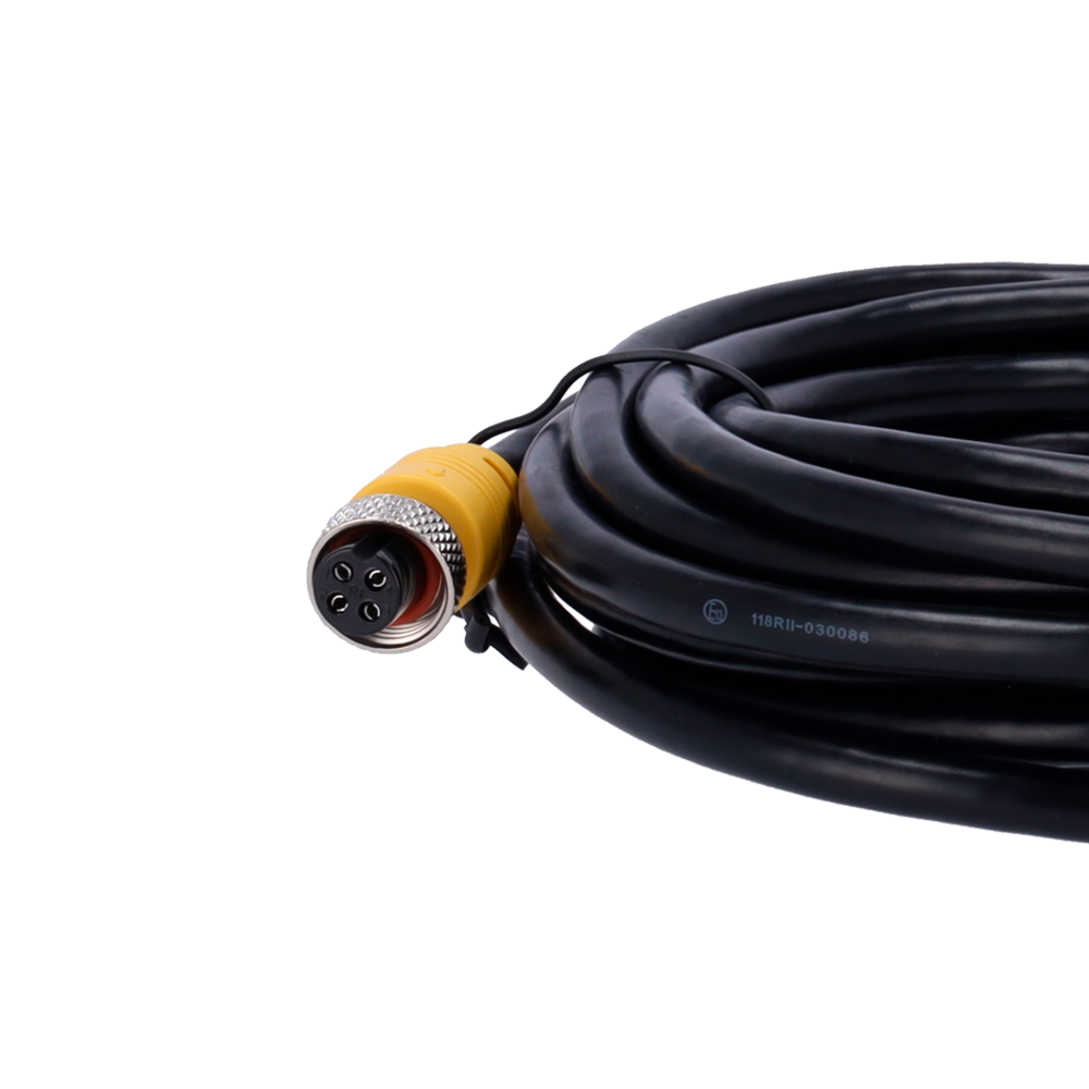 STREAMAX ST-4PIN-AHD-50 - Streamax - Cable para cámaras AHD - Conector M12 aviación - 4 Pines - Longitud 5m - Hembra - Hembra - imagen 2