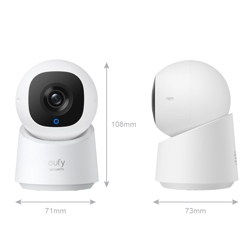 EUFY-INDOORCAM-C220 - Cámara Eufy by Anker - 2K (1080P) - 1/2.7" Progressive Scan CMOS - Lente 2.8 mm | WDR | IR 10 m - Compresión H.264/H.265 - Apta para interior - imagen 2