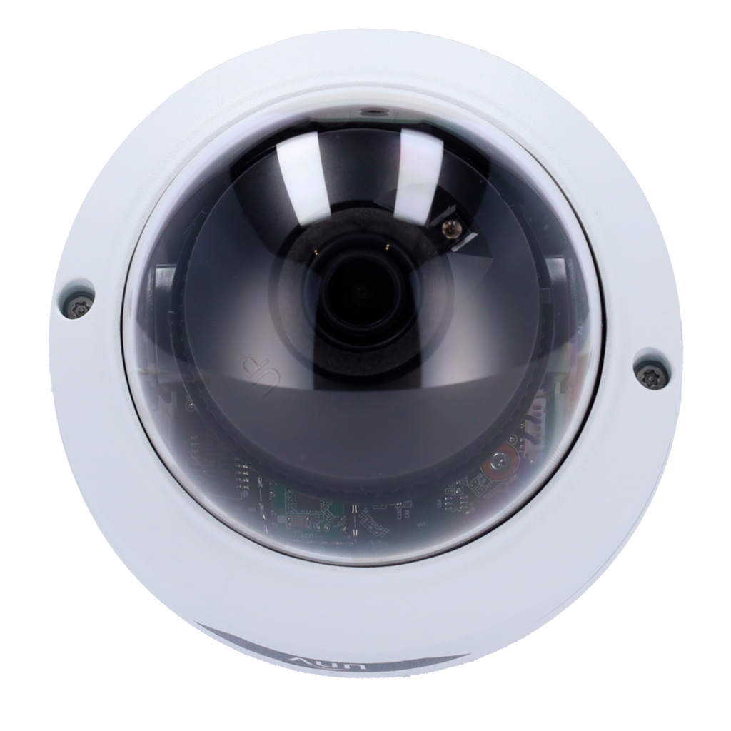 UNIVIEW UV-IPC322SS-ADF28K-I1 - Cámara IP Domo 2 Megapíxel a 60FPS - Gama Prime - Lente 2.8 mm / WDR 130 dB | 60 FPS - IR LEDs Alcance 30 m | Micrófono incorporado - SIP (IA precisión 99%, alcance 40m y 16 reglas) - Impermeabilidad IP67 &amp; IK10 | Alarm - imagen 2