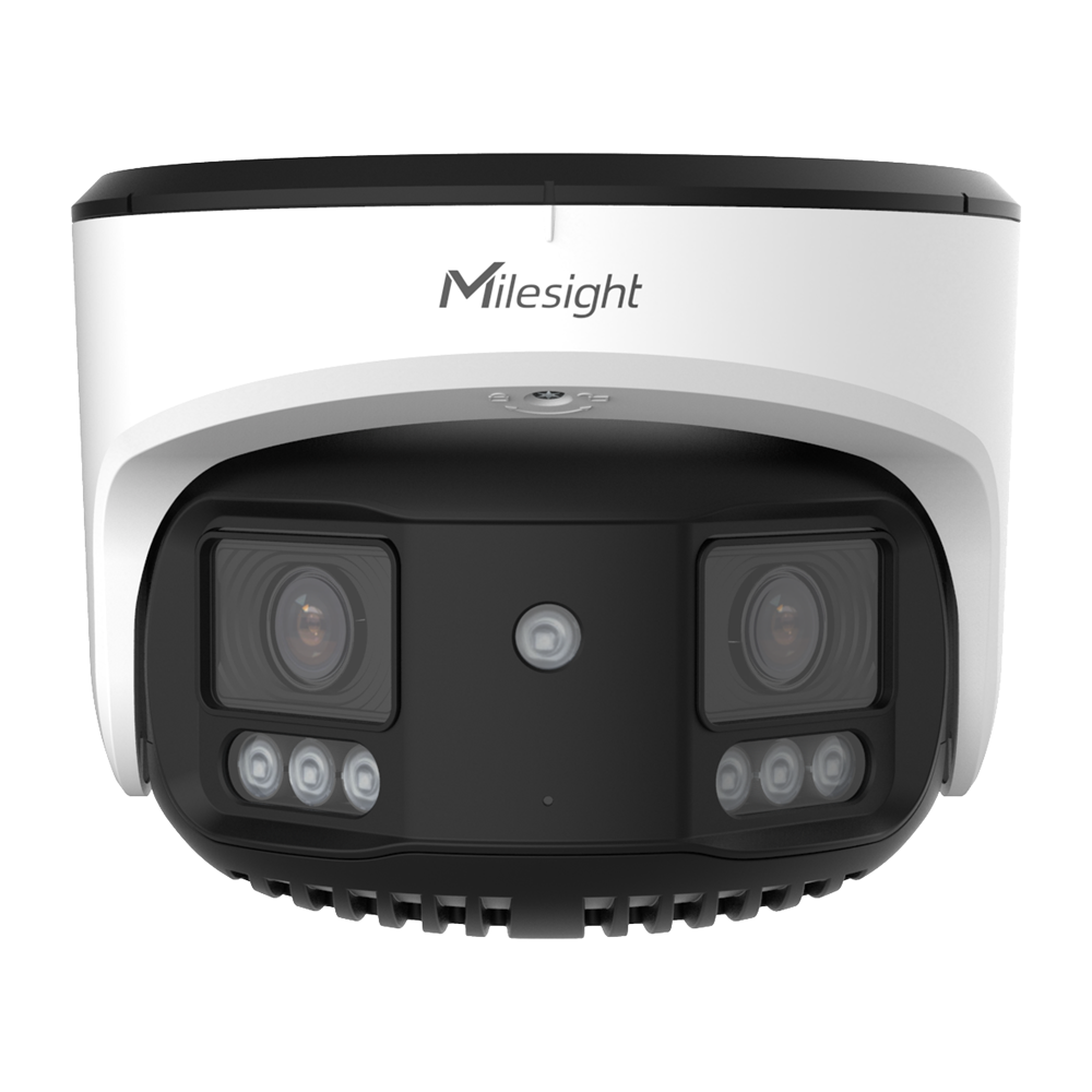 MILESIGHT MS-C8477-HPKG1 - Cámara IP 8Mpx TrueColor Panorámica 180º - 1/1.8" Progressive Scan CMOS - Lente de 4mm@ F1.0 - IR 30m | Luz Blanca 25m | Micrófono integrado - ONVIF | IP67 | IK10 | NDAA - Network Optix Witness integrado en cámara - imagen 2