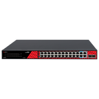 SAFIRE SF-SW2824HIPOE-MF-300 - Safire Switch Hi-PoE - 24 puertos PoE + 2 RJ45 Uplink + 2*MGESFP Uplink - Velocidad de puertos Fast Ethernet 10/100 Mbps - 22 Puertos PoE+ 30W + 2 Puertos Hi-PoE 60W - PoE Watchdog - Hasta 300W Potencia PoE total - imagen 2