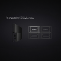 UNIVIEW UV-HB-3646-G-C - Soporte videowall pop-out - Compatible con UV-MW-A46-B1-E - Distancia a la pared 100 mm - imagen 3