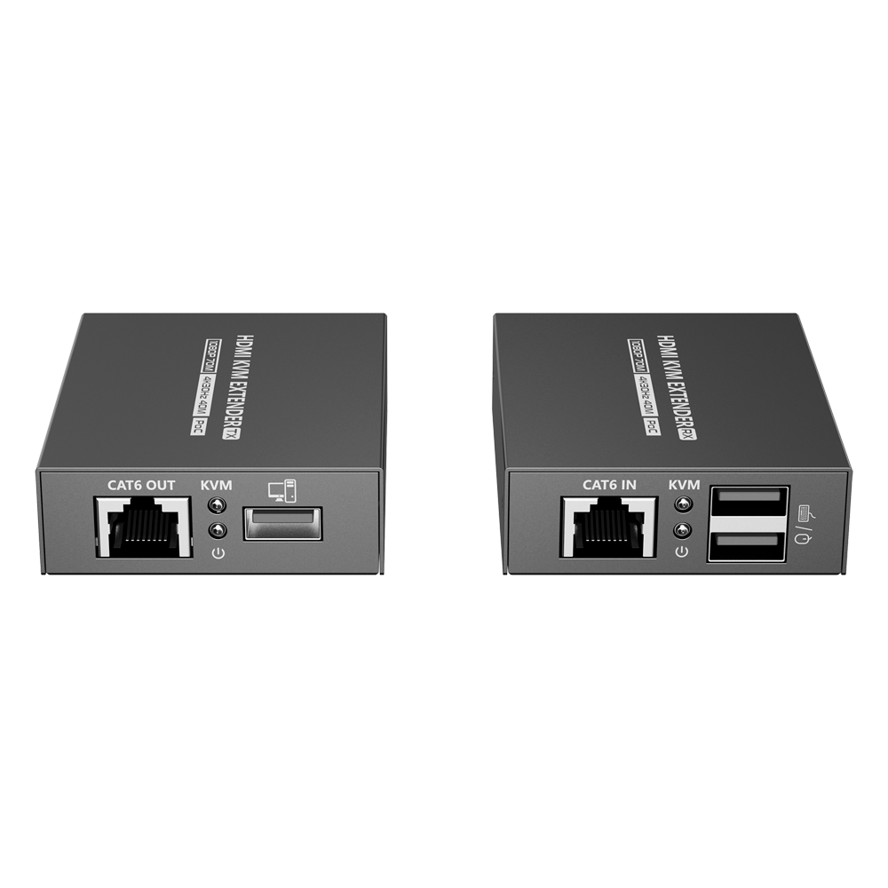LENKENG HDMI-EXT-4K30-KVM40 - Extensor KVM de señal HDMI - Alcance 40 m - Resolución 4K - Permite conexiones 1:1 - POC - Alimentación por cable - imagen 3