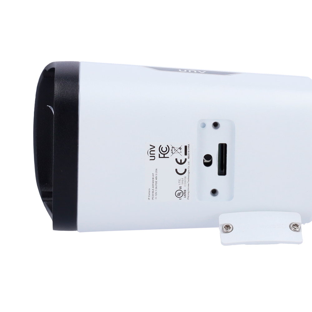 UNIVIEW UV-IPC2318LE-ADF40KM-WP - Cámara Bullet IP Uniview - Gama Easy - 8 MP | Lente 4 mm | microSD 512 GB - Luz blanca 30 m | WDR 120 dB - Color Hunter con tecnología WISE-ISP - PoE | UMD | SIP Lite | IP67 - Botón de reset | Micrófono incorporado - imagen 3