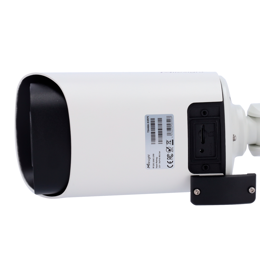 MILESIGHT MS-C8266-X4PE - Cámara IP AI 4X Pro Bullet Plus - Resolución 4K - 1/1.8" CMOS lente 8mm~32mm - Video analísis AI basado en humano y vehículo - Certificado IP67 - IK10 - Cumplimiento NDAA - imagen 3