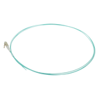 SAFIRE SF-LC-UPC-OM4-0015M-D09-A - Pigtail de fibra óptica simplex - Fibra multimodo OM4 de alta velocidad - Conector LC con pulido UPC - Diámetro ultrafino de 0.9 mm (tight buffer) - Longitud exacta de 1.5 metros - Cubierta exterior LSZH color Aqua - imagen 3