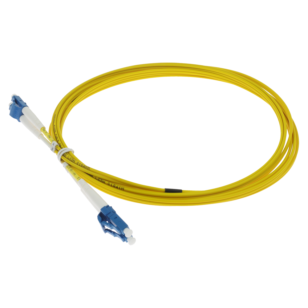 SAFIRE SF-LC-UPC-LC-UPC-SM-DX-3M - Cable de conexión de fibra óptica - Fibra monomodo G657A2 de alto rendimiento - Conectores LC UPC en formato dúplex - Longitud exacta de 3 metros - Cubierta exterior LSZH segura - Compatibilidad de uso genérica - imagen 3