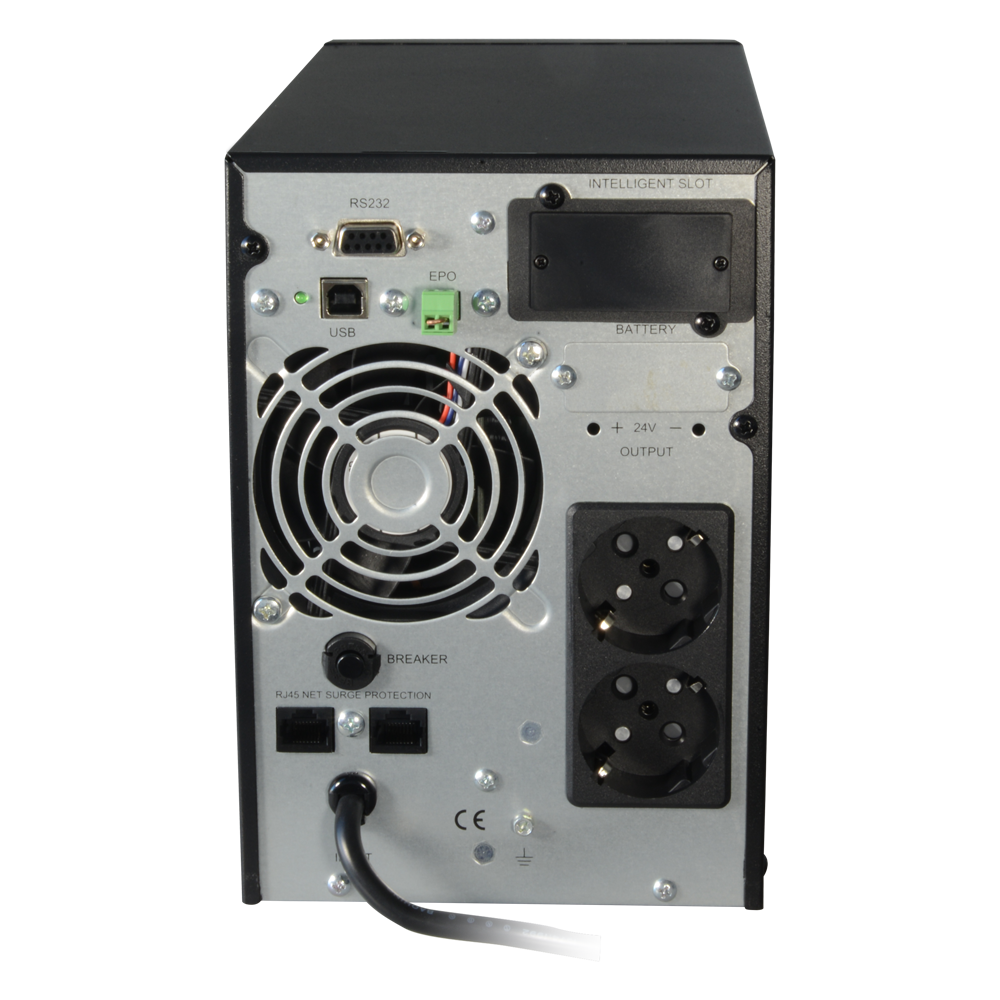 KSTAR UPS1000VA-ON-4 - SAI online - Potencia 1000VA/900W - Entrada 200~240 Vac / Salida 200~240 Vac - 2 salidas SAI/UPS protegidas - Tiempo de recarga 4~5 h - 2 baterías de plomo-ácido selladas (incluidas) - imagen 3