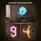 GOVEE GV-HEXA-H606A-ULTRA-7P - Paneles de luz hexagonales Ultra - Wi-Fi 2.4 GHz + Bluetooth - Color segmentado RGBIC - 129 LED beads - Homekit / Alexa / Google Home - Para interior - imagen 3
