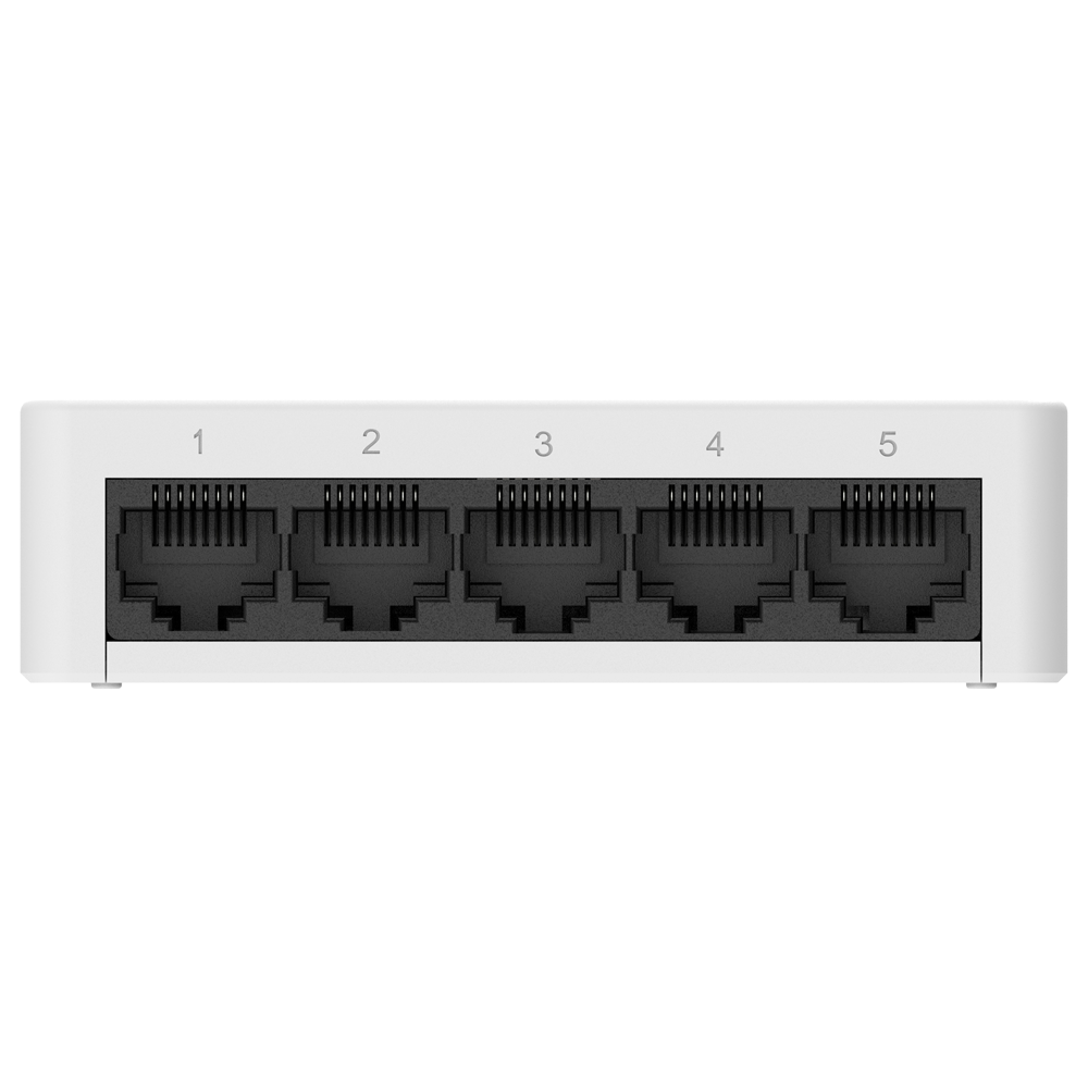 REYEE RG-ES05F - Reyee Switch Sobremesa - Carcasa Plástico - 5 puertos RJ45 - Velocidad 10/100 Mbps - Plug and Play - Tecnología ahorro de energía - imagen 3