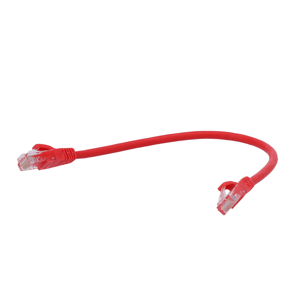 SAFIRE UTP6-H-03R - Cable UTP - Ethernet - Conectores RJ45 - Categoría 6 - 0,3 m - Color rojo - imagen 3