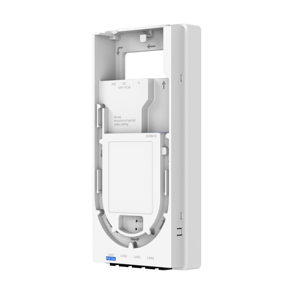REYEE RG-APF1260(MG-P) - Punto de acceso Wi-Fi 6 AX3000 de alto rendimiento - Triple-Play: Wi-Fi, IPTV y servicios telefónicos - Convierte teléfonos analógicos en teléfonos IP - Puerto óptico SC de 2.5 Gbps y 4 puertos RJ45 - Salida PoE para alimentar tel - imagen 3