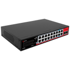 SAFIRE SF-SW2016HIPOE-GMF-240 - Safire Switch Hi-PoE - 16 puertos GE PoE + 2 SFP + 2 RJ45 - Velocidad de puertos 10/100/1000/2500 Mbps - 14 Puertos PoE+ 30W + 2 Puertos Hi-PoE 60W - PoE Watchdog - Hasta 240W Potencia PoE total - imagen 3