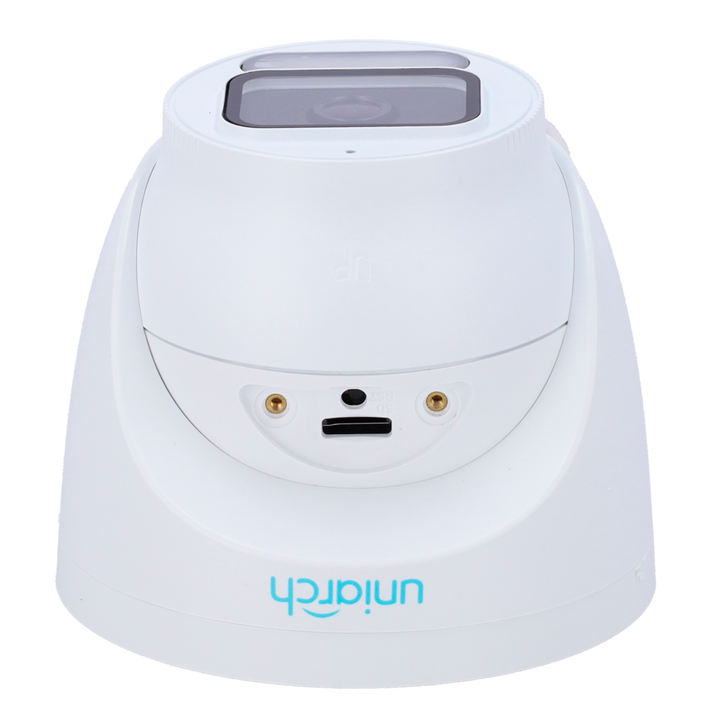 UNIARCH UV-IPC-T242-ADF28K-WP - Cámara IP Turret | Uniarch - 2 MP | Lente 2.8 mm | microSD 512 GB - Luz blanca 30 m | WDR 120 dB - Color Hunter con tecnología WISE-ISP - PoE | UMD | IP67 - Botón de reset | Micrófono incorporado - imagen 3