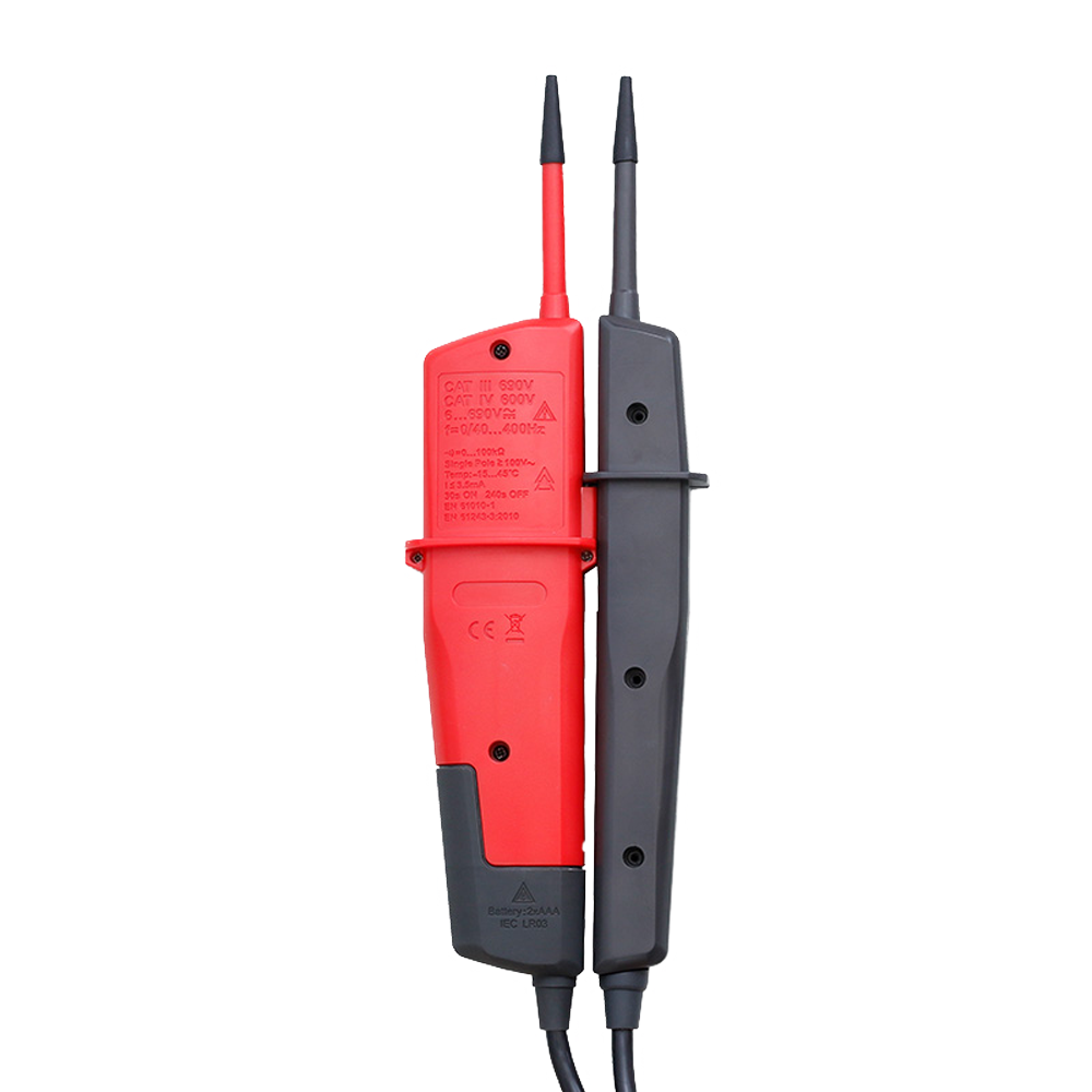 UNI-T UT18D - Detector de voltaje AC/DC - Display LCD - Modo de alto y bajo voltaje hasta 690 V - Aviso audible y LED visible - Apagado automático - Impermeable IP65 - imagen 3