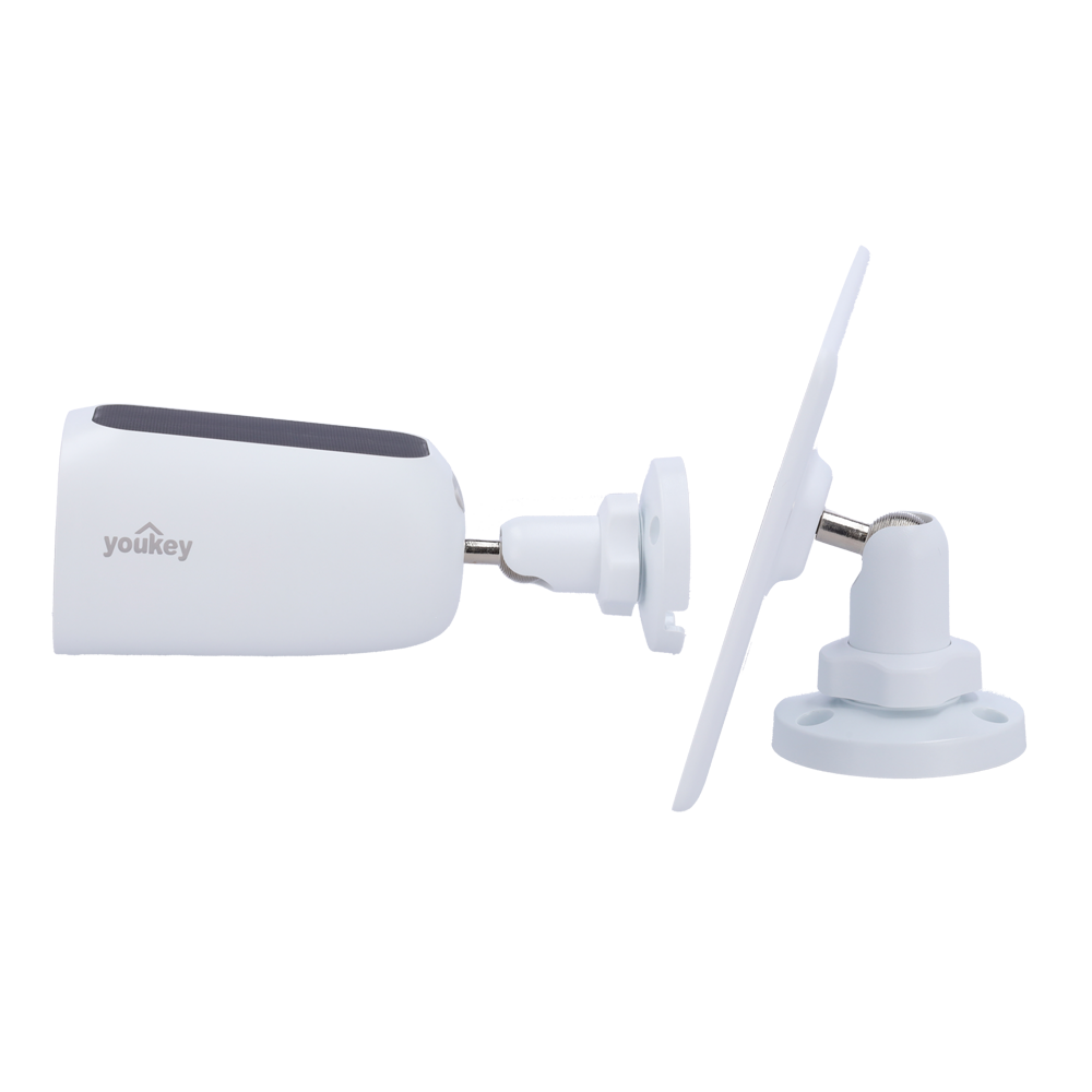 YOUKEY YOK-S420 - Youkey Cámara con Panel Solar - 4 MP | 2.2 mm | IR 10 m - Batería 10000 mAh | Panel 3 W - Detección Cuerpo Humano | Detección Vehículos - Disuasión activa | Luz blanca y Altavoz - Wi-Fi | Mic | Altavoz | microSD | IP67 - imagen 3