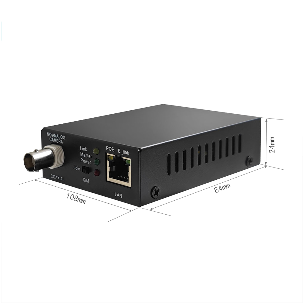MARCA BLANCA EOC-500-POC-POE - Extensor de IP por cable coaxial | PoE - Pasivo - Emisor y receptor - Permite transmitir 1 canal IP - Distancia máxima 500 - Ancho de banda hasta 100 Mbps - imagen 3