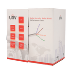 UNIVIEW UV-UTP5E-300-BC24AWG-DCA-B-W - Uniview cable UTP categoría 5E, - Conductor OFC,100% cobre - Diámetro 24 AWG-0,49mm - Certificado Dca-s2,d2,a1 - Cubierta exterior LSZH / Color blanco-gris - Se suministra en caja de cartón de 305 metros - imagen 3