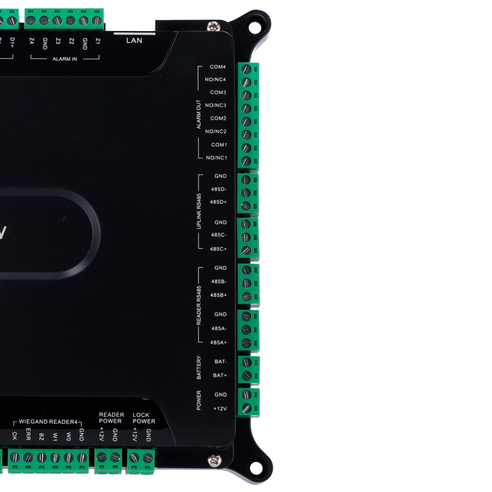 HIKVISION DS-K2604T-MAINBOARD - Controladora de acceso Multi-identificación - Facial, huella, tarjeta, QR o PIN - 4 puertas | Comunicación TCP/IP y RS485 - 4 lectores por Wiegand | 8 lectores por OSDP - Sin caja - Software iVMS-4200 - imagen 3