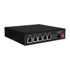 MARCA BLANCA SW0605HIPOE-GF-DC-65 - Switch PoE - 5 puertos PoE + 1 SFP - Velocidad de puertos 10/100/1000 Mbps - 1xHi-PoE (60W) + 2xPoE+ (30W) + 2x24/48V (25W) - Hasta 65W de Potencia PoE total - Soporta baterías de 12V/24V y paneles de 400W - imagen 3