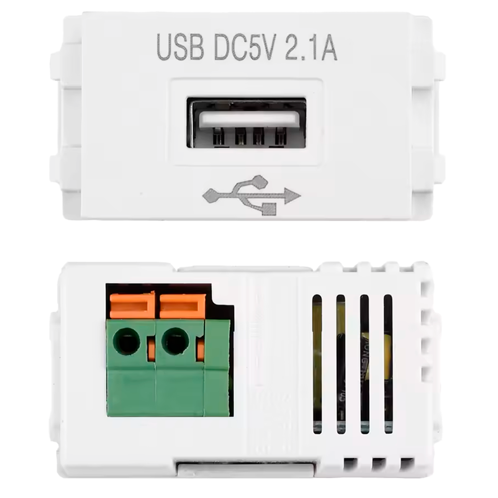 MARCA BLANCA TYPE128USB-220ACADAPTOR - Conversor de tensión compacto y eficiente - Entrada de alimentación estándar AC 220V - Salida estable de DC 5V / 2.1A para carga - Puerto de salida con formato universal USB A - Estructura portátil con dimensiones re - imagen 3