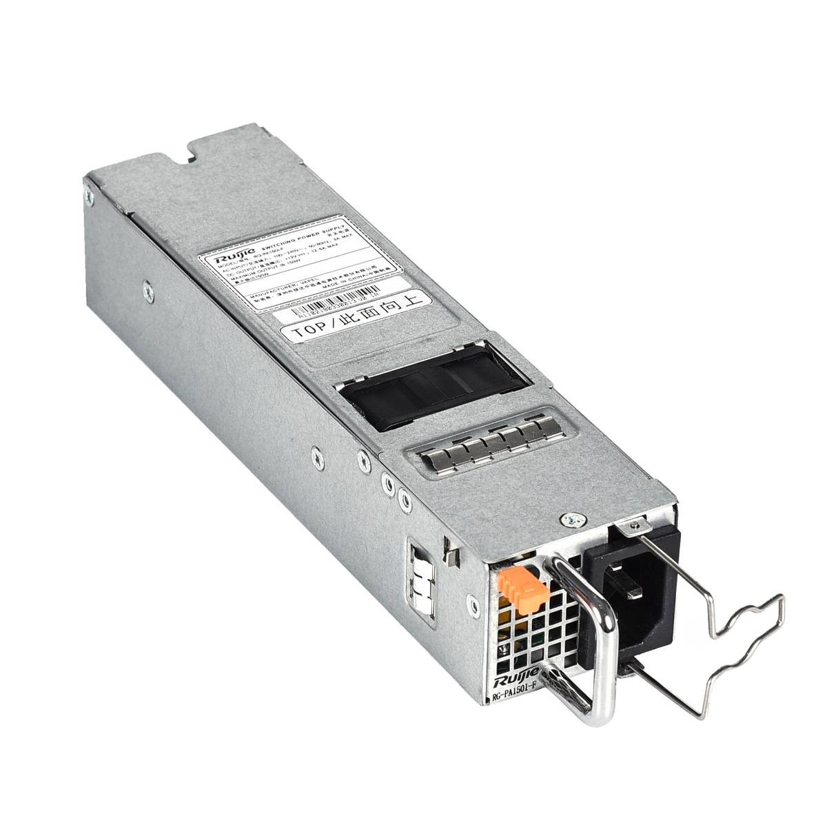 RUIJIE ENTERPRISE RG-PA150I-F - Fuente de alimentación modular para switches Ruijie - Potencia de salida estable de 150W a 12V - Entrada flexible AC 100-240V a 50/60 Hz - Flujo de ventilación optimizado Rear-to-Front - Compatible con series RG-S5750-H y R - imagen 3