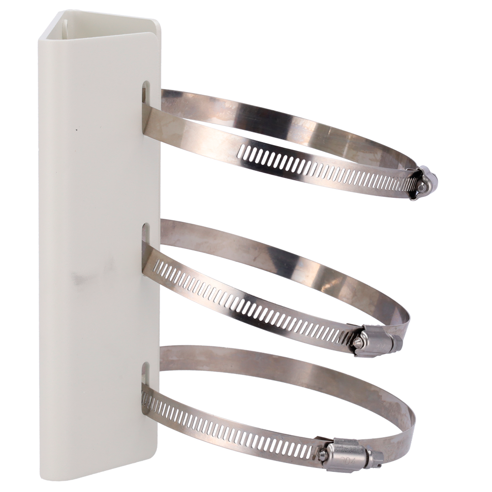 MILESIGHT MS-A02-V2 - Soporte de mástil o farola Milesight - Color blanco - 180 (Al) x 138.5 (An) x 47 (Fo) mm - Metal - Diámetro 102~127 mm - imagen 3