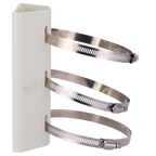 MILESIGHT MS-A02-V2 - Soporte de mástil o farola Milesight - Color blanco - 180 (Al) x 138.5 (An) x 47 (Fo) mm - Metal - Diámetro 102~127 mm - imagen 3